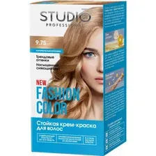 Крем-краска для волос Studio Professional Fashion Color, тон 9.75 блондин карамельный, 115 мл