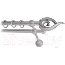 Карниз для штор Lm Decor Наутилус 012 2р гладкий (сатин, 2.4м)