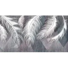 Фотообои листовые Vimala Перья геометрия (270x500)