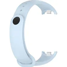 Силиконовый ремешок Rumi Metalfix для Xiaomi Smart Band 8 / 9 (светло-голубой)