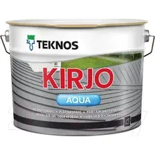 Краска Teknos Kirjo Aqua Base 1 (9л, белый)
