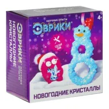 Набор для выращивания кристаллов Эврики Снеговик / 4155697