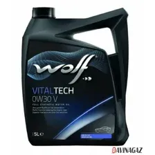 Моторное масло WOLF VitalTech 0W30 V / 22105/5 (5л)