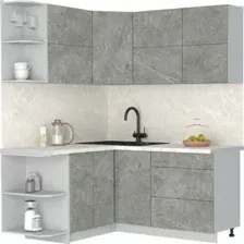 Кухонный модуль Интерлиния Мила Матте 1.5x1.7 А (керамика/керамика/опал светлый)