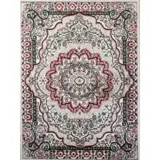 Ковер для жилой комнаты Merinos Darga F670-STAN-CREAM-RED (2.5x3.5)