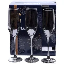 Набор бокалов для шампанского Luminarc Celeste. Shiny graphite P1564