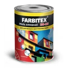 Эмаль Farbitex ПФ-115 (800г, красный)