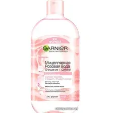 Мицеллярная вода для лица Garnier Мицеллярная вода Розовая вода очищение  сияние 700 мл