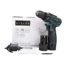 Дрель-шуруповерт Zitrek Green 12V Plus 085-1014 (с 2-мя АКБ)