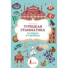 Учебное пособие АСТ Турецкая грамматика в схемах и таблицах, мягкая обложка (Каплан Ахмет)