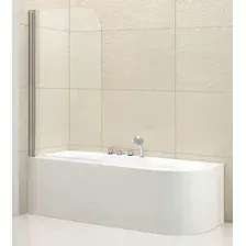 Стеклянная шторка для ванны Cezares ECO-O-V-1-80/140-C-Cr