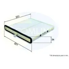 Салонный фильтр Comline EKF385