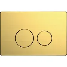 Кнопка для инсталляции Oliveeka OL-R22-BG (золото матовое)