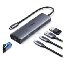 Док-станция UGREEN CM512 Space Gray 