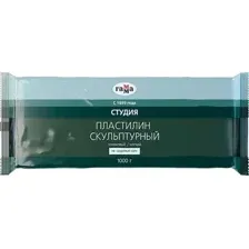 Пластилин скульптурный Гамма Студия 2.80.Е100.004 (1 кг, оливковый, мягкий)