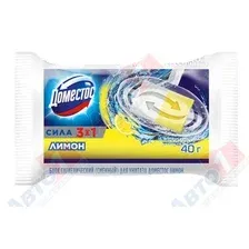 Domestos блок сменный для очищения унитаза 3в1 Лимон 40 г 68715878/90006117