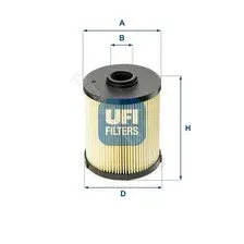 Топливный фильтр UFI 26.006.00