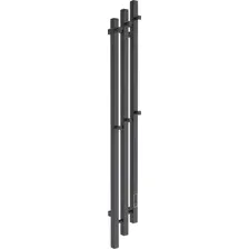 Полотенцесушитель электрический Маргроид Ferrum Inaro 3 Cascade СНШ Профильный 120x6 (черный матовый, таймер справа)