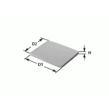 Фильтр, воздух во внутренном пространстве CLEAN FILTERS NC2113CA