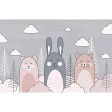 Фотообои листовые Citydecor Cute&Lovely 4 (400х260)