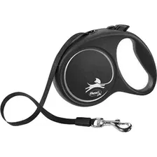 Поводок-рулетка Flexi Black Design, FU22T5.251.S 81, M, лента, 5 м
