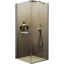 Душевой уголок MaybahGlass MGY-1312-5 (бесцветное стекло/хром матовый)