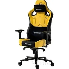 Игровое (геймерское) кресло Evolution Nomad PRO Cyberpunk Core (черный/желтый)