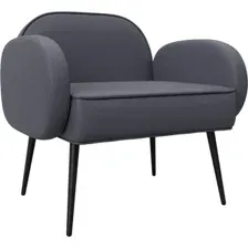 Интерьерное кресло Лига диванов Лига-086 132435 (экокожа Grifon 15 серый)