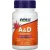 Витамин Now Foods А&Д (100 Softgels)