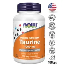 Таурин Now Taurine 1000 mg 100 капс