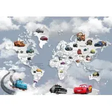Фотообои листовые Citydecor Superhero Молния МакКвин 4 (200x140)