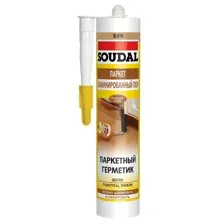 Акриловый герметик для дерева Soudal ПАРКЕТ ЛАМИНАТ сосна, 280 мл