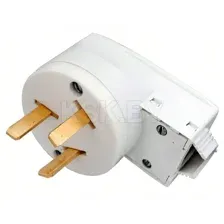 Вилка силовая В32-001 32A, 250В, белая Bylectrica