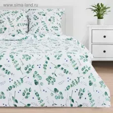 Евро комплект постельного белья Этель Листья эвкалипта 4746230