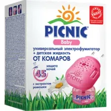 Средство от насекомых Picnic Электрофумигатор + жидкость от комаров 45 ночей 30 мл