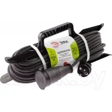 Удлинитель на рамке ЭРА UFx-1e-3x2.5-20m-IP44(KG) / Б0050871