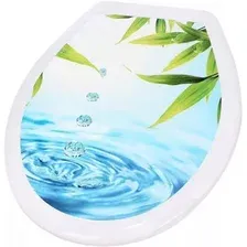 Сиденье для унитаза Europlast Капли и бамбук 104-406-00 (жесткое)