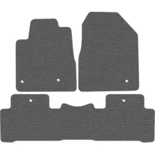 Комплект ковриков для авто Alicosta Honda Pilot (suv / YF4) 2008 - 2015 (серый, ромб)