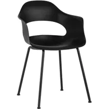 Стул с подлокотниками Stool Group Lady (черный)