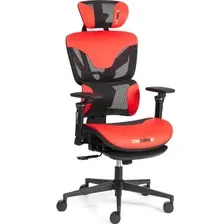 Офисное кресло TetChair KingCobra искусственная кожа/сетка (черный/красный)