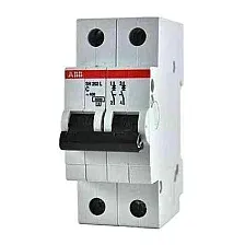 Выключатель автоматический ABB S 202 2P С 2А 6кА 2M 2CDS252001R0024