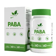 Витамин В10 Парааминобензойная кислота "PABA, Naturalsupp" 60 капсул