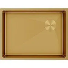 Кухонная мойка Paulmark NEXT-SKEW 58 Uni PM885844-BG (золото/брашированное золото)