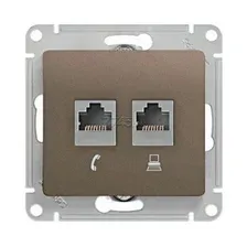Розетка компьютерная Systeme Electric Glossa GSL000885