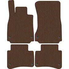 Комплект ковриков для авто Alicosta 0846_1-кор для Mercedes-Benz S-Class VI W222 4Matic 2013-2020 (EVA соты, коричневый)