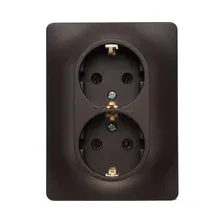 Розетка Schneider Electric Glossa GSL000824 (шоколад)