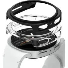 Чехол Ringke SLIM для Galaxy Watch 8 40mm CLEAR(1шт) + MATTE BLACK(1шт)