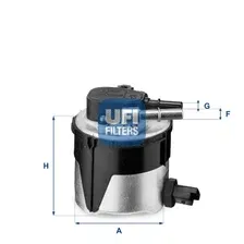 Топливный фильтр UFI 55.170.00