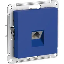 Розетка телефонная Systeme Electric AtlasDesign ATN001181 (аквамарин)
