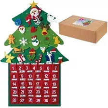 Елочка подвесная Золотая сказка Фетровый адвент-календарь 592140